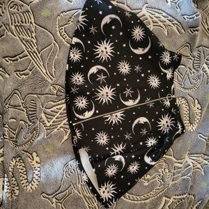 Hot topic sun moon zip up skirt